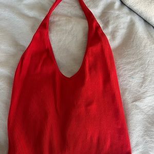 Out From Under Jackie Seamless Halter Bra Top - Purple or Red